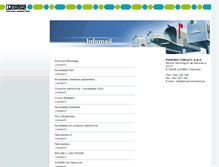 Tablet Screenshot of infomail.phoenixcontact.es